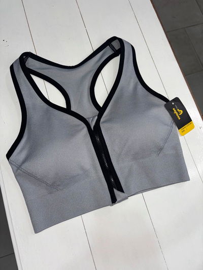 Top CAPICULA gris talle M 