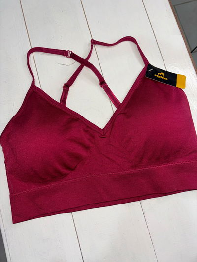 Top CAPICUA bordó- talle L/XL