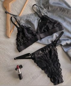 Conjunto bralette encaje + colaless