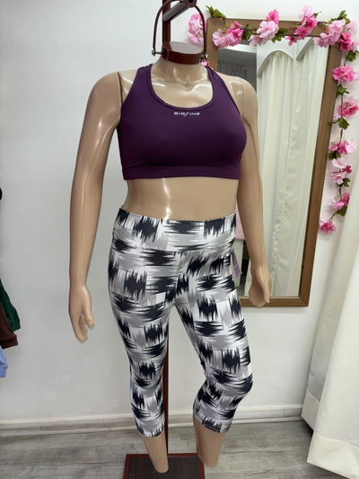 ✨ Calza Capri (Pescadora) | estampado blanco con negro 