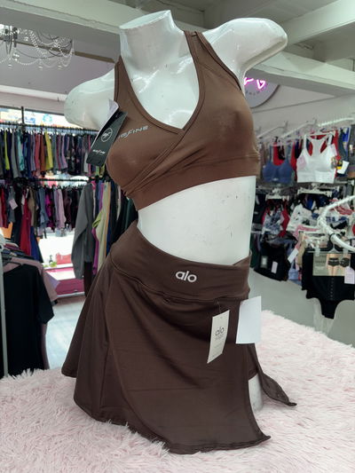 Short Pollera ALO - Chocolate