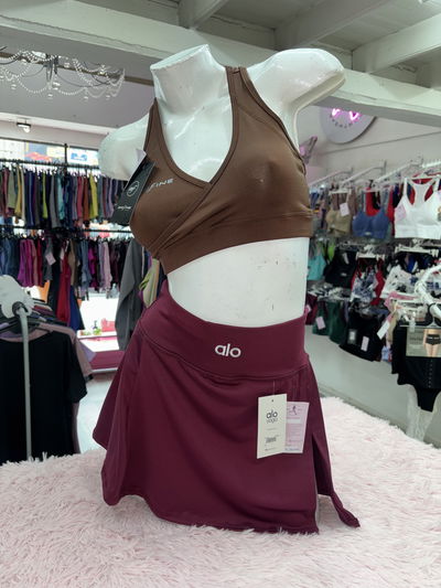 Short Pollera ALO - Bordó