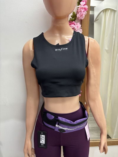 Crop top BIGFINE | negro