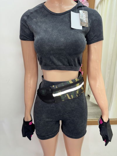 Riñonera | estampado camuflado militar