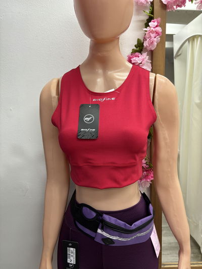 Crop top BIGFINE | rojo