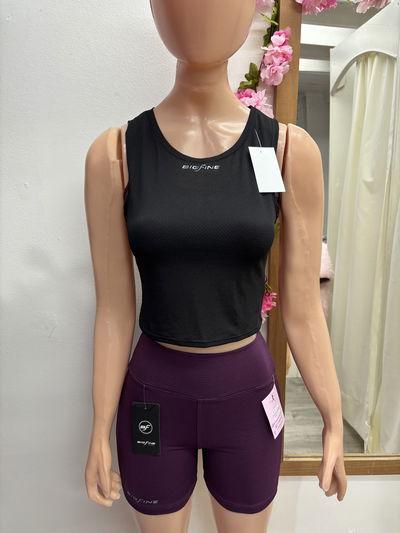 Crop top BIGFINE | negro