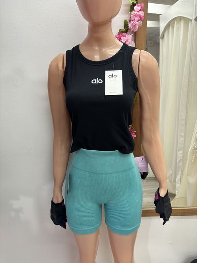 💥 Short con Frunce en la Cola | celeste 🐬