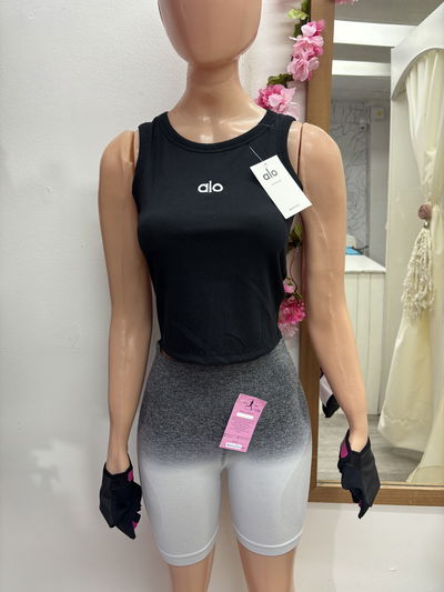 💥 Short con Frunce en la Cola – Diseño degrade | gris 👽