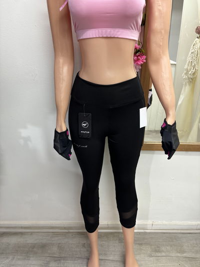 ✨ Calza Capri (Pescadora) con transparencia | negro