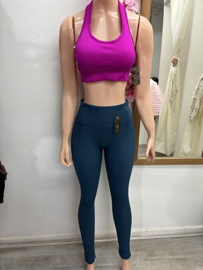 🔥 Calza seamless sin frunce Morley elastizada | azul petróleo 🔥