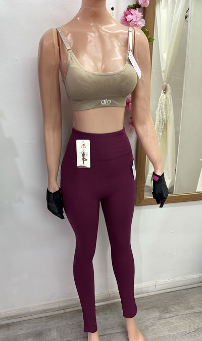 Calza larga sin frunce | bordo 🤎