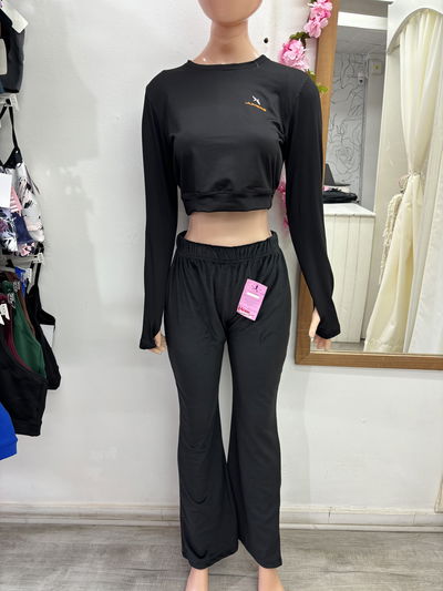 ✨ Jogging de plush oxford | negro✨