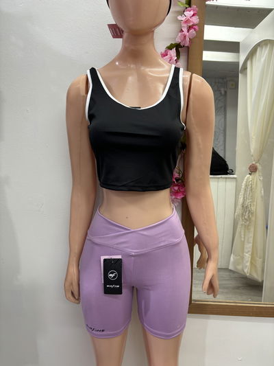 Short BIGFINE con cintura cruzada | rosa pastel 🧁 