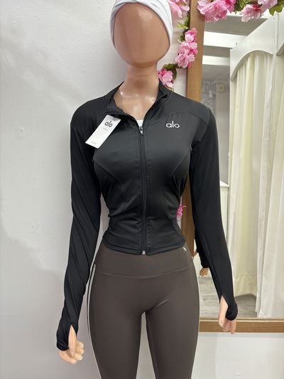 Campera al cuerpo Alo | negro 