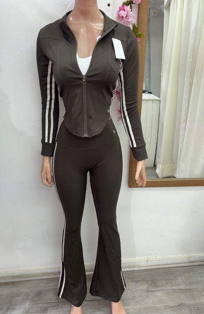 Conjunto seamless Oxford + campera | chocolate 