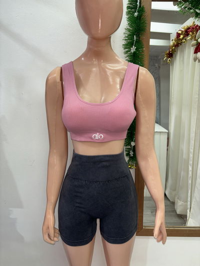 Top ALO breteles anchos | rosa✨