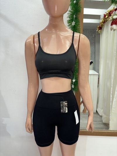 💥 Short sin Frunce en la Cola | negro clásico 🖤