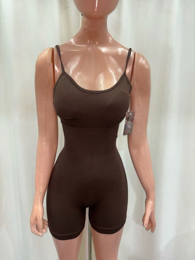 Catsuit Espalda gotita| chocolate