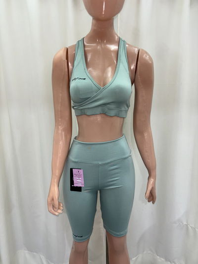 Biker lycra deportivo | verde agua