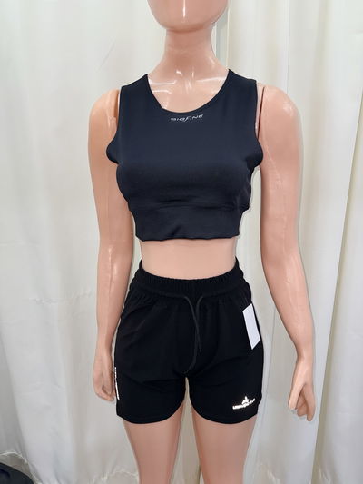 Short Suelto microfibra | negro 