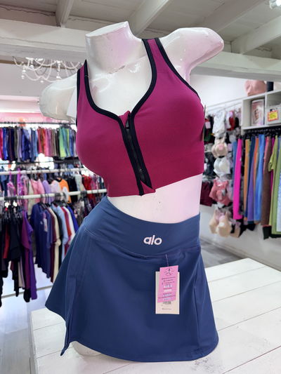 Top Capicúa con cierre frontal | Magenta