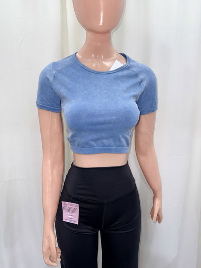 Crop DLIRIO | celeste prelavado