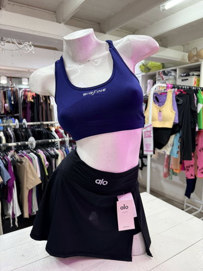 Top BIGFINE espalda cruzada | marino 💙