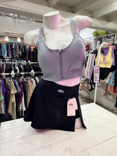 Top con tazas cierre frontal | gris 