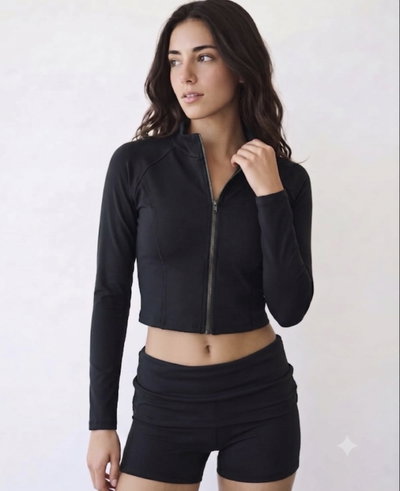 Campera a la cintura | negro 