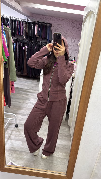 Campera Teddy | uva