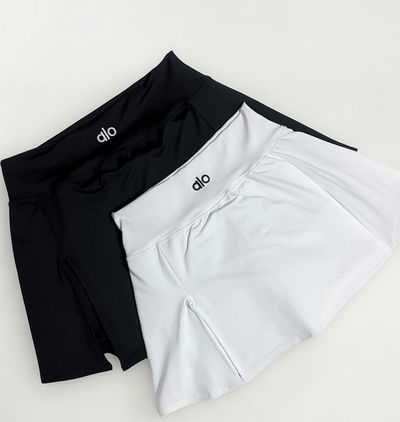 Short Pollera ALO - Negro Clásico