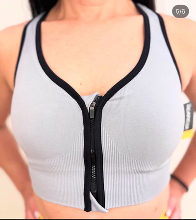 Top CAPICULA gris talle L