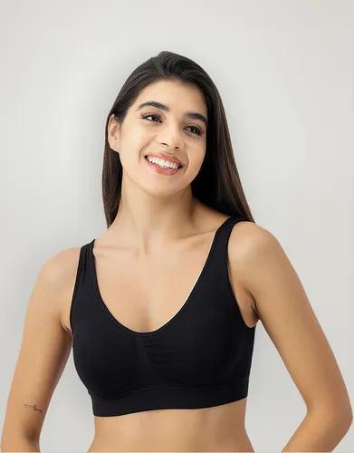 Top Seamless negro talle S/M