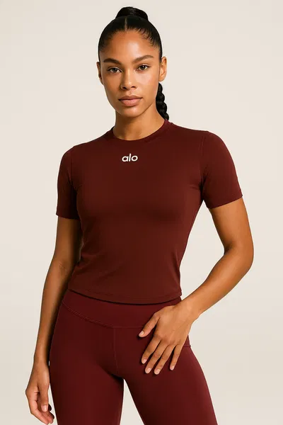✨ Remera ALO – Bordó✨