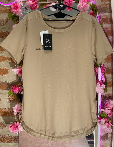 🤍 Remera BIGFINE Dryfit – Beige 🤍