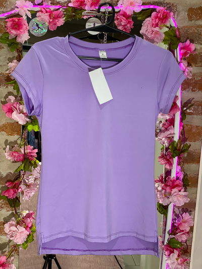 💜 Remera Deportiva Lila – Talle M 💜