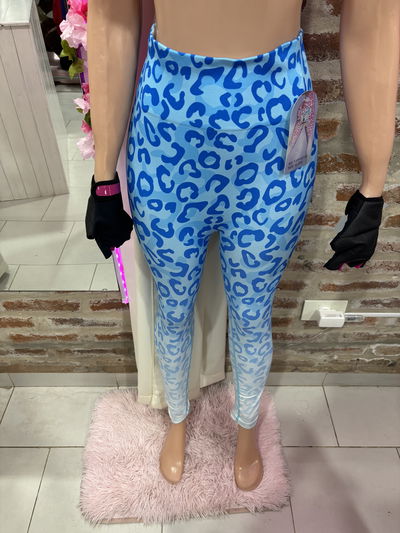 Calza Guepardo con Frunce ZAMISINDY Original - Celeste🐆✨