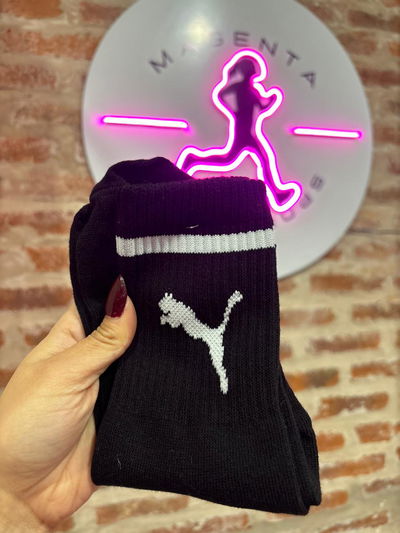 🏋️‍♀️ Medias Deportivas Altas – Varios Diseños - Puma negro  🏋️‍♀️