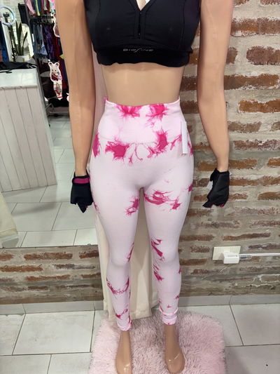 🌸💖 Calza con Frunce DLIRIO Original – Batik Rosa & Fucsia 💖🌸