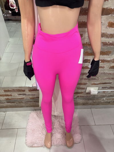 Calza Fucsia vivo con Frunce y Corte Corazón 💖🔥