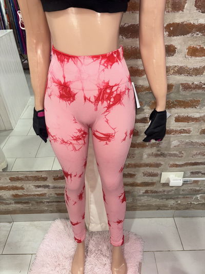 🌸💖 Calza con Frunce DLIRIO Original – Batik Salmón 💖🌸
