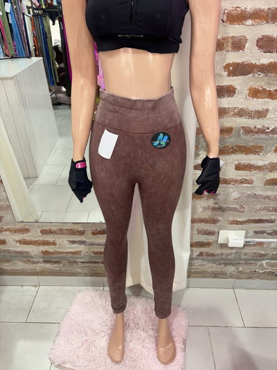 Calza Chocolate Prelavado con Frunce 🤎✨