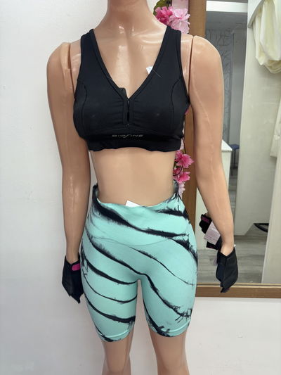 🦓 Short con Frunce en la Cola – ZEBRA | verde agua 🦓