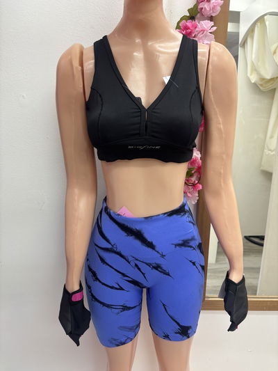 🦓 Short con Frunce en la Cola – ZEBRA | azul 🦓