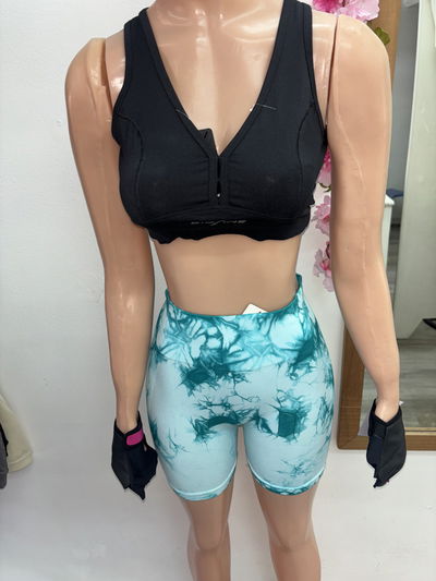💥 Short con Frunce en la Cola – Diseño BATIK | verde agua 🌈