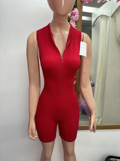 🔥 Catsuit corto DLIRIO con cierre frontal 🔥