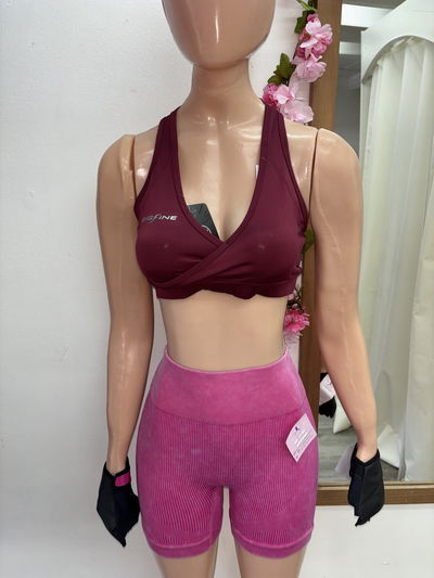 💥 Short con Frunce en la Cola | fucsia prelavado 🖤