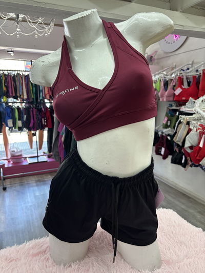 ✨ Top BIGFINE – Escote Cruzado - | bordo ♥️