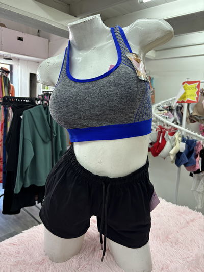 ✨ Top clásico espalda deportiva| azul💙 💫