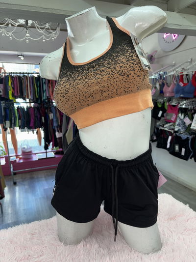 ✨ Top clásico espalda deportiva| naranja🧡🍑